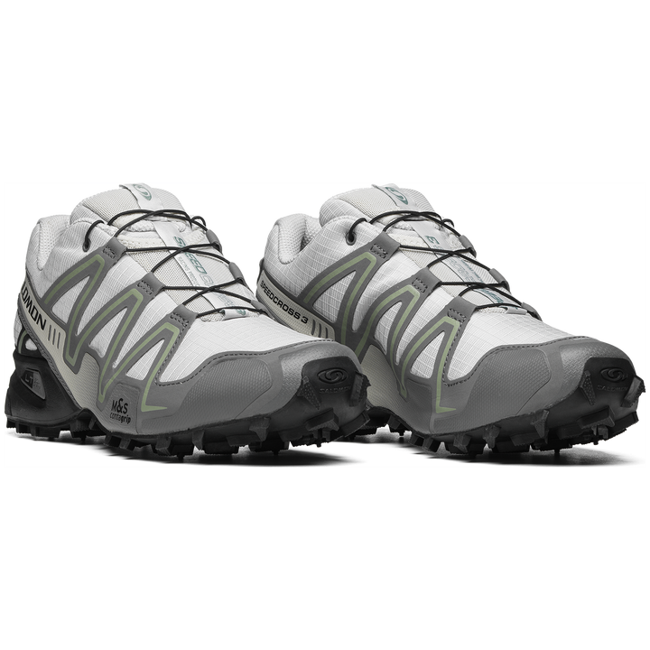 Salomon Speedcross 3 Shoes - Men's Lunar Rock/Pewter/Lily Pad