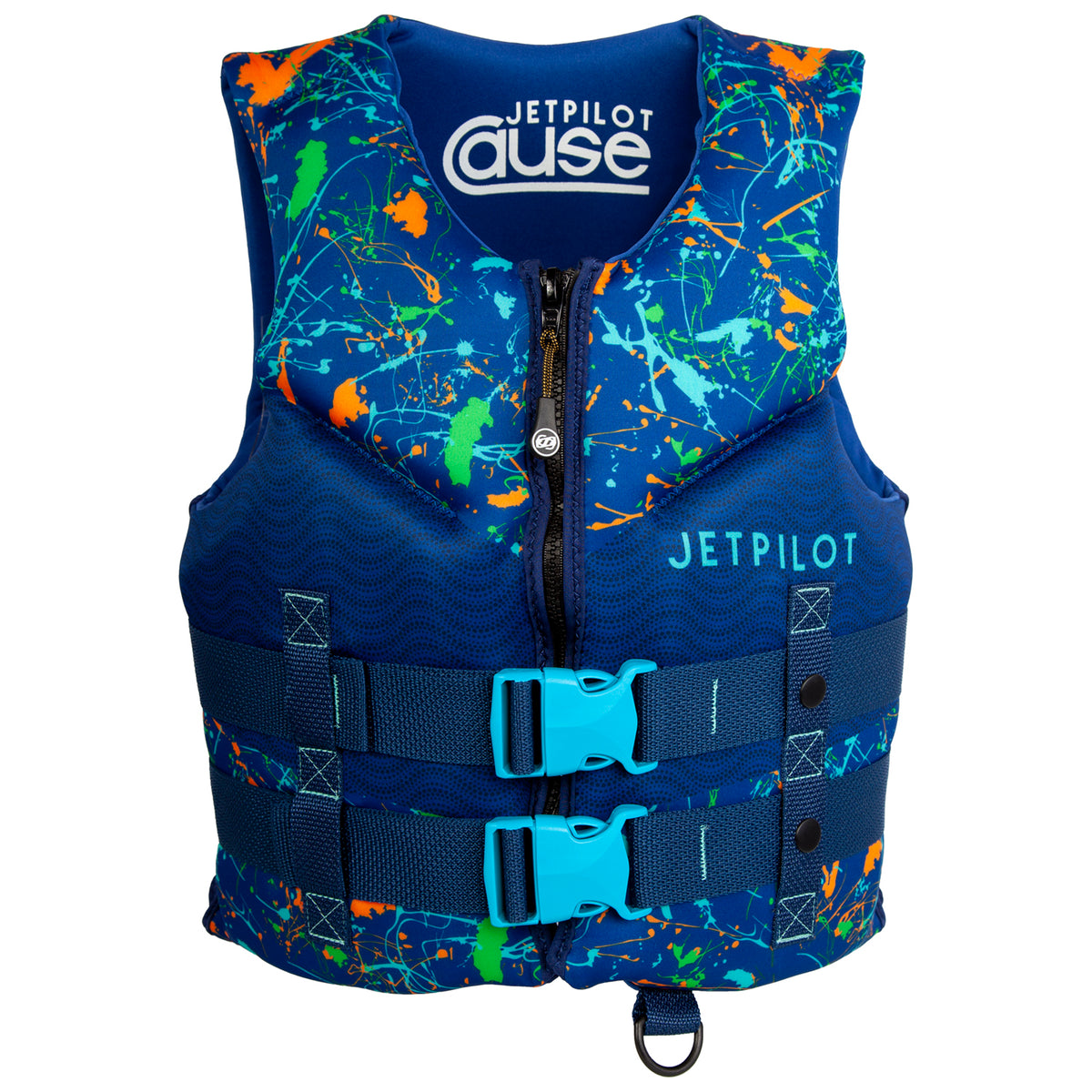 Jetpilot Cause Neo CGA Wake Vest - Kids' 2023 Navy