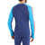Icebreaker 125 ZoneKnit™ Long-Sleeve Crew Top - Men's Geo Blue/Royal Navy/CB