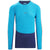 Icebreaker 125 ZoneKnit™ Long-Sleeve Crew Top - Men's Geo Blue/Royal Navy/CB