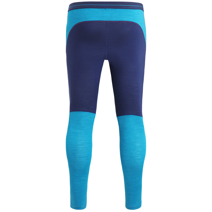 Icebreaker 125 ZoneKnit™ Leggings - Men's Geo Blue/Royal Navy/CB