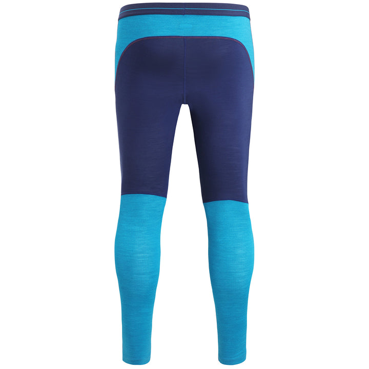 Icebreaker 125 ZoneKnit™ Leggings - Men's Geo Blue/Royal Navy/CB