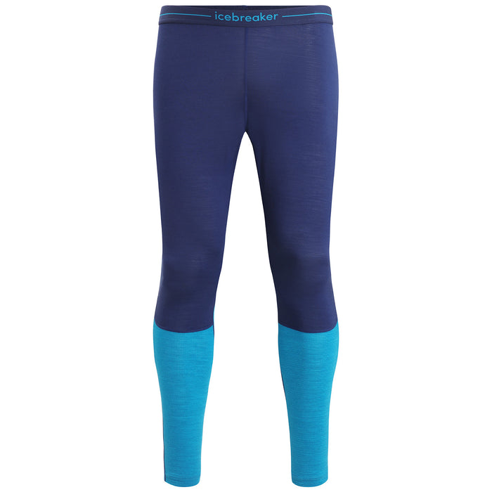 Icebreaker 125 ZoneKnit™ Leggings - Men's Geo Blue/Royal Navy/CB
