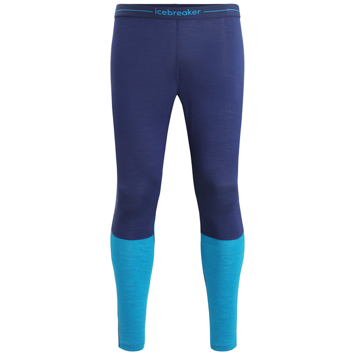 Icebreaker 125 ZoneKnit™ Leggings - Men's Geo Blue/Royal Navy/CB