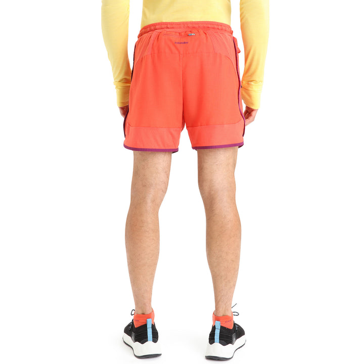 Icebreaker ZoneKnit™ Shorts - Men's Vibrant Earth/Go Berry