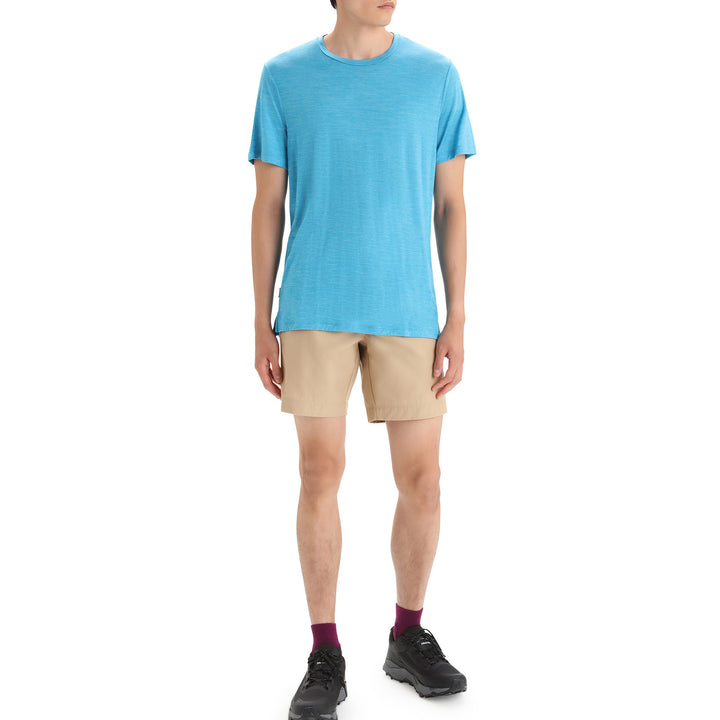 Icebreaker Sphere II Short-Sleeve T-Shirt - Men's Geo Blue Heather