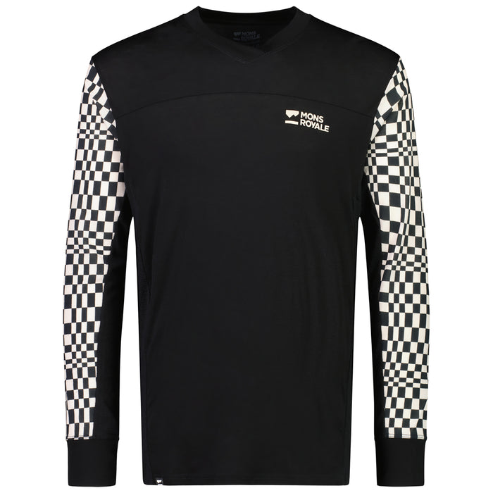 MONS ROYALE Redwood Enduro VLS Jersey Checkers/Black