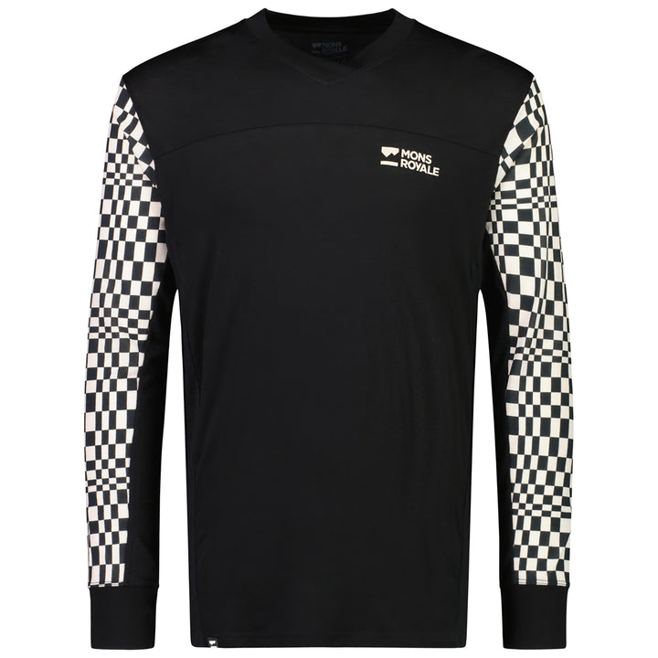 MONS ROYALE Redwood Enduro VLS Jersey Checkers/Black