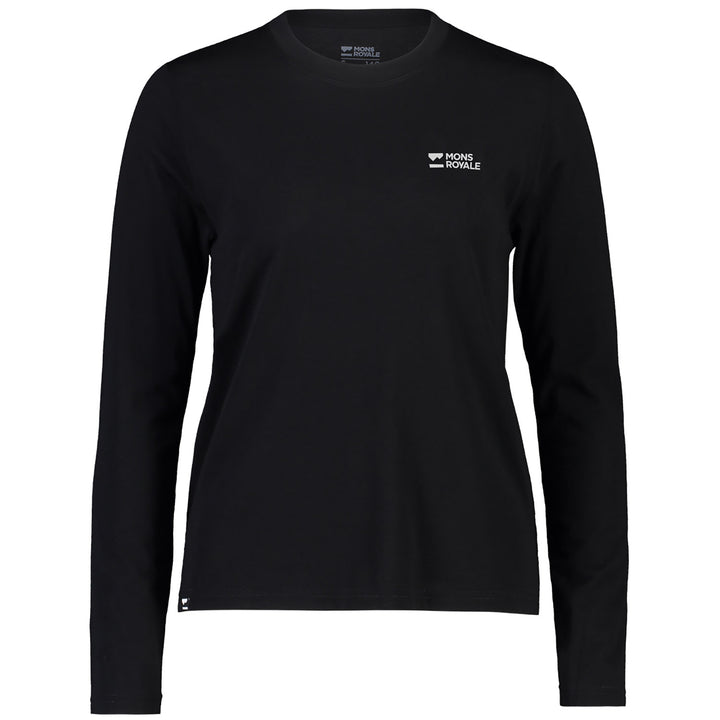MONS ROYALE Icon Relaxed Long-Sleeve Top - Women's Black