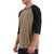 MONS ROYALE Tarn Merino Shift Raglan 3/4 Jersey Walnut/Black
