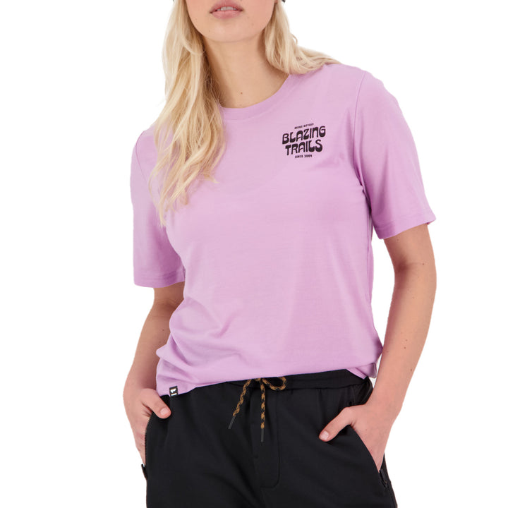 MONS ROYALE Icon Relaxed Tee - Women's Orchid
