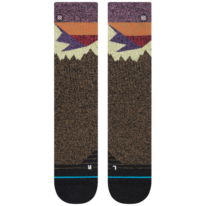 Stance Divided Socks - Unisex Black/Brown