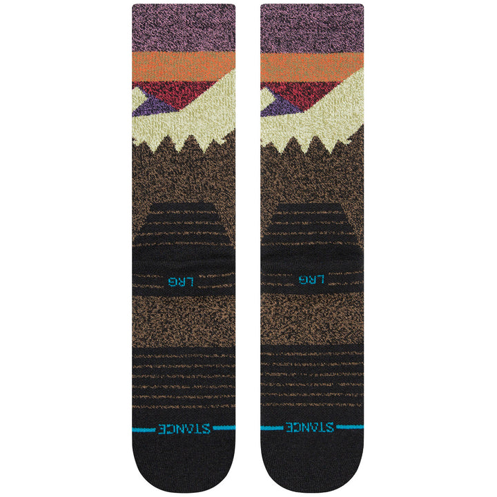 Stance Divided Socks - Unisex Black/Brown