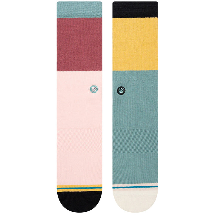 Stance Blocked Crew Socks Multi