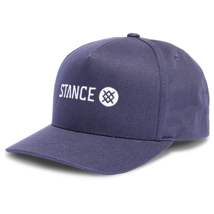 Stance Icon Snapback Hat Navy