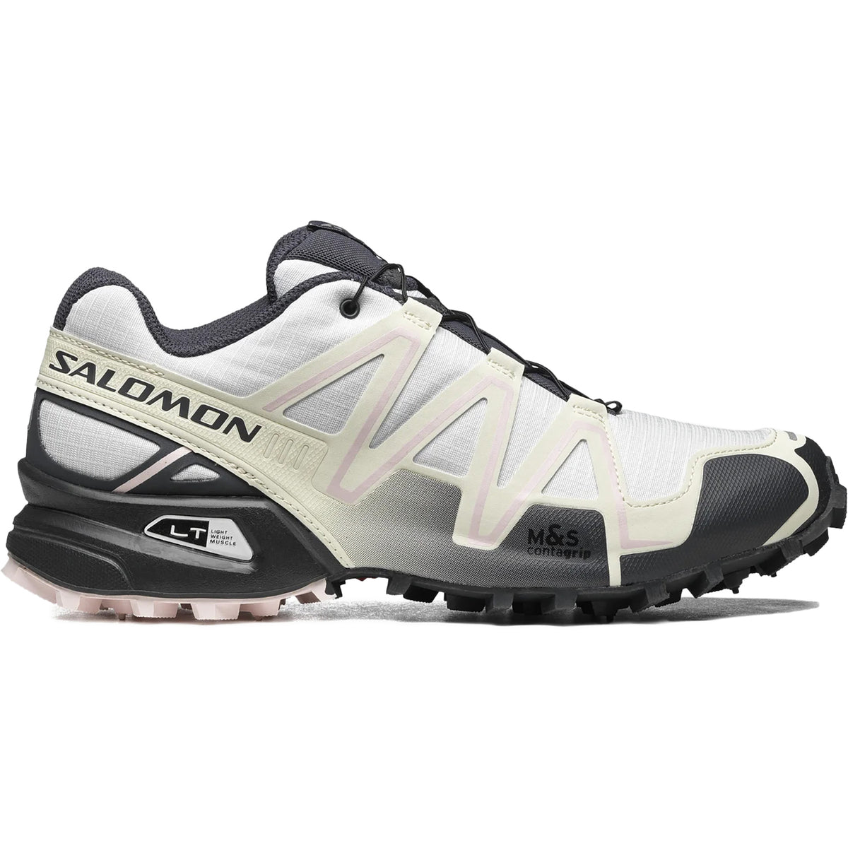 Salomon Speedcross 3 Shoes - Women's White/Ebony/Cradle Pink