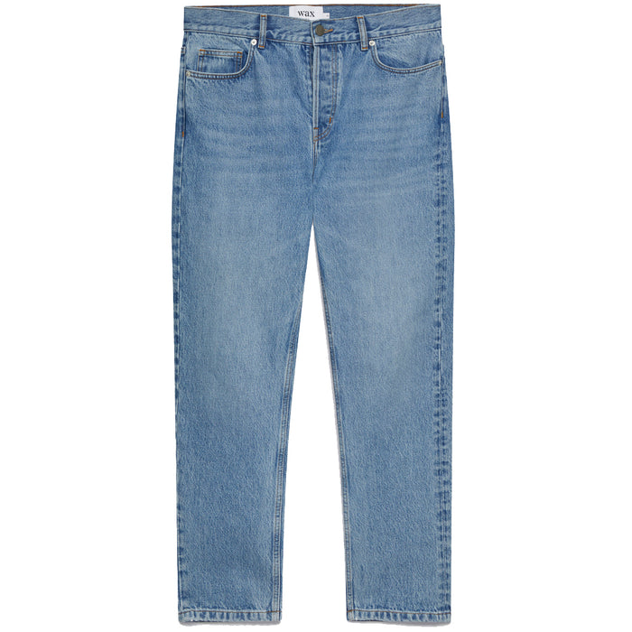Wax London Slim Fit Jeans - Men's Mid Blue Wash