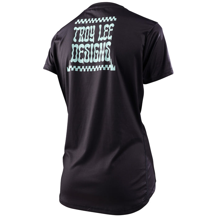 Troy Lee Designs Lilium Short-Sleeve Jersey - Women's Micayla Gatto Black