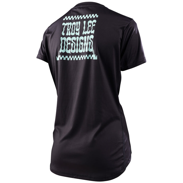 Troy Lee Designs Lilium Short-Sleeve Jersey - Women's Micayla Gatto Black