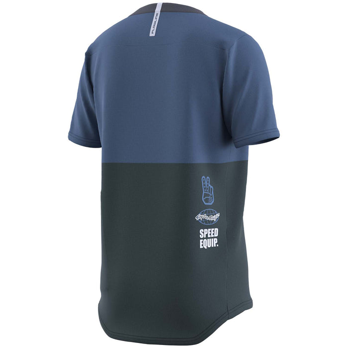 Troy Lee Designs Flowline Short-Sleeve Jersey - Kids' Scripter Windward
