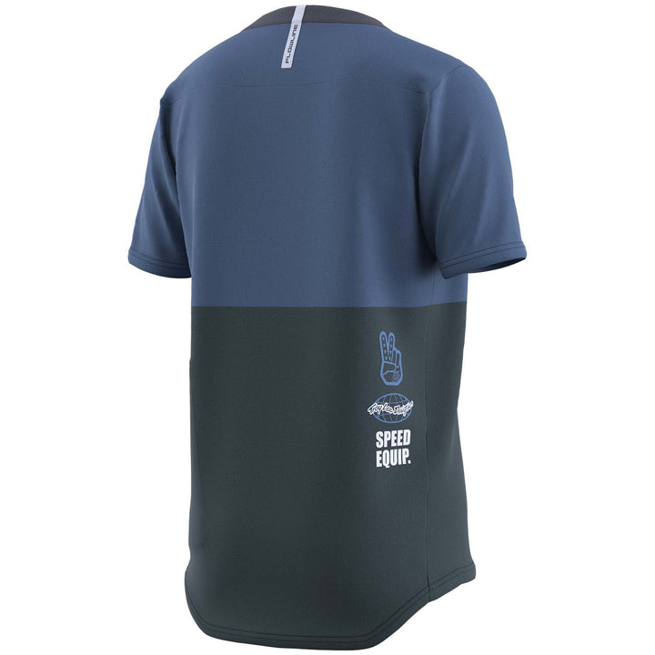 Troy Lee Designs Flowline Short-Sleeve Jersey - Kids' Scripter Windward