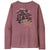 Patagonia Cap Cool Daily Graphic Long-Sleeve-Lands Shirt - Women's Across The Trail: Evening Mauve X-Dye