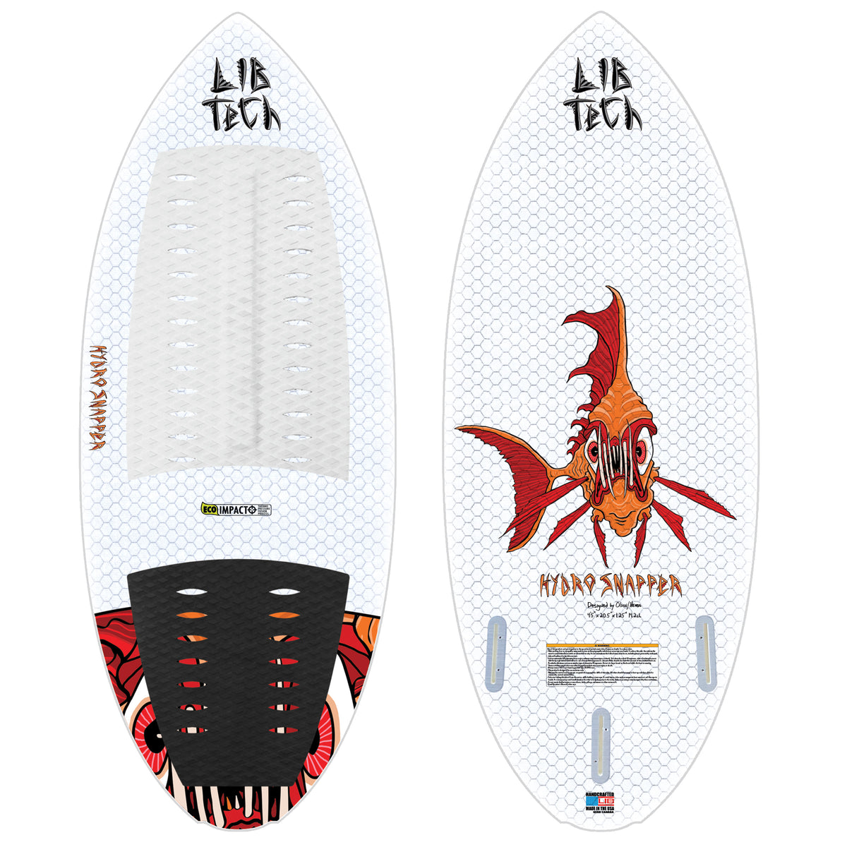 Lib Tech Hydro Snapper Skim Wakesurf Board 2024