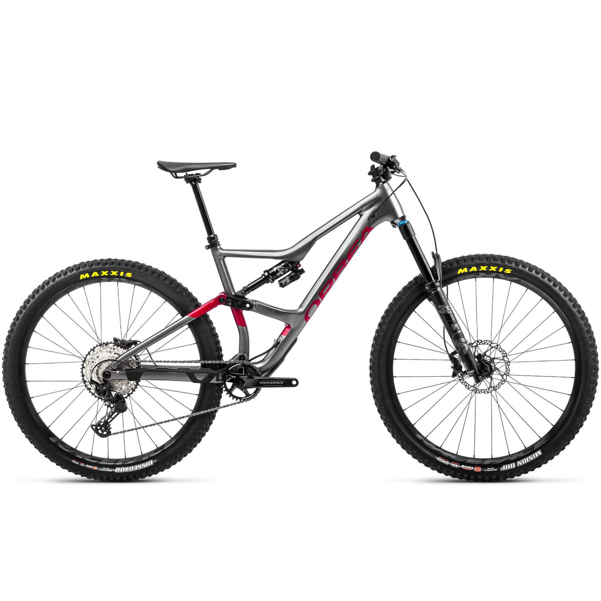 Orbea Occam H20 LT Complete Mountain Bike 2023 Glitter Anthracite-Metallic Red
