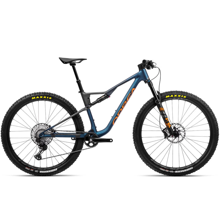 Orbea Oiz H10 Complete Mountain Bike 2023 Moondust Blue-Leo Orange