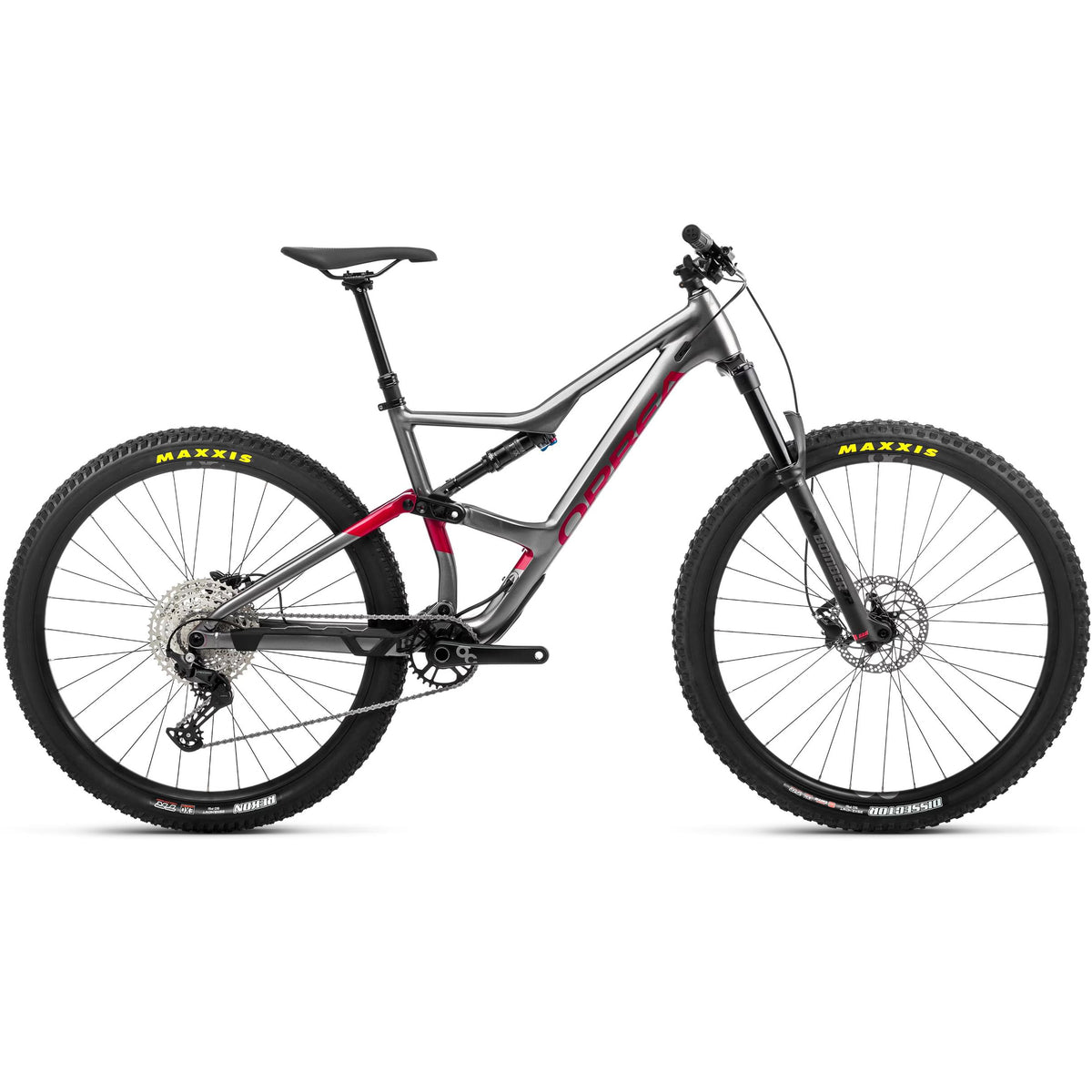 Orbea Occam H30 Complete Mountain Bike 2023 Glitter Anthracite-Metallic Red