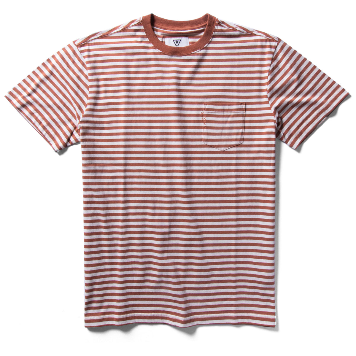 Vissla Derrick Disney Stripe Eco PKT Tee - Men's Terracotta