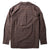 Vissla Undefined Lines Eco Long-Sleeve Shirt - Men's Chocolate