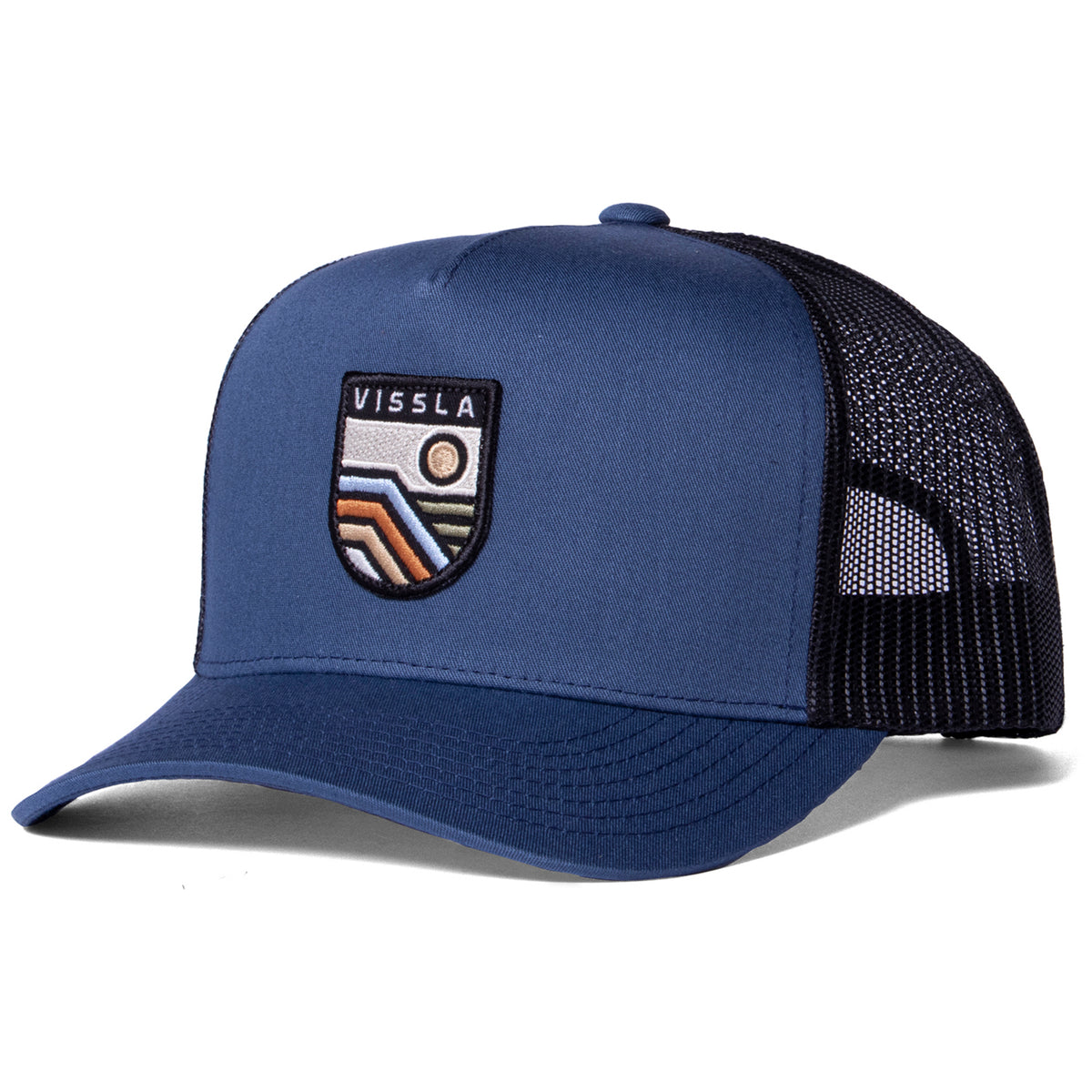 Vissla Solid Sets Eco Trucker Hat Dark Naval