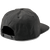 Roark Peaking Deep 5 Panel Hat Black