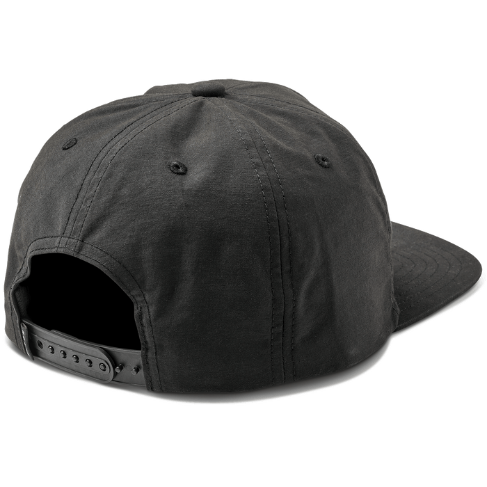 Roark Peaking Deep 5 Panel Hat Black