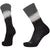 Le Bent The Range Light Cushion Crew Hike Socks - Unisex Black