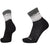 Le Bent The Range Light Cushion Mini Hike Socks - Unisex Black
