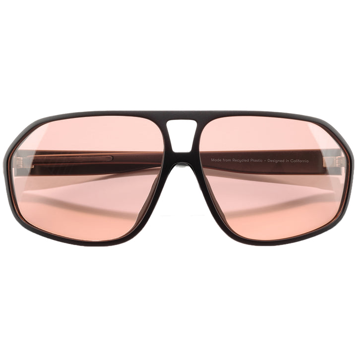 Sunski Velo Sunglasses Black/Rose Polarized