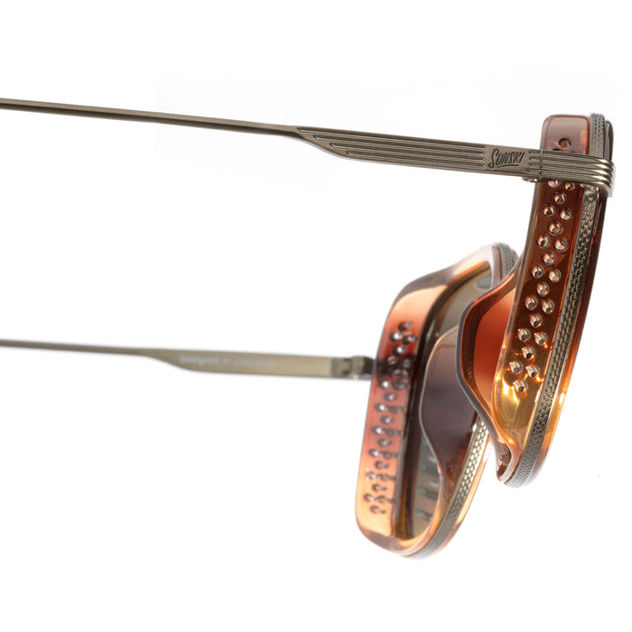 Sunski Bernina Sunglasses Caramel/Forest Polarized