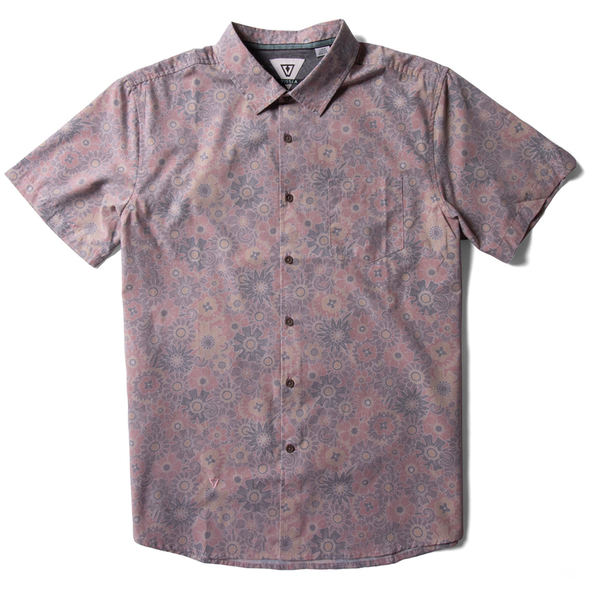 Vissla Far Out Eco Short-Sleeve Shirt - Men's Terracotta
