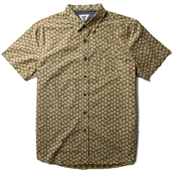 Vissla Sunburn Shred Heads Eco Short-Sleeve Shirt - Men's Gold Coral