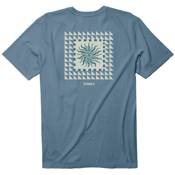 Vissla Twisted Minds Short-Sleeve Pocket Tee - Men's Faded Demin