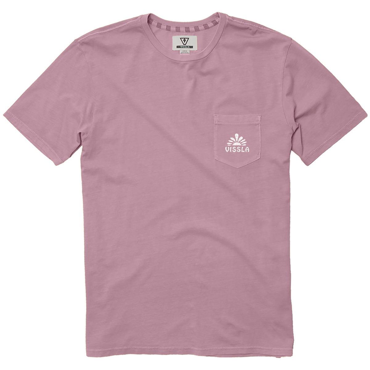 Vissla Islander Short-Sleeve Pocket Tee - Men's Dusty Rose