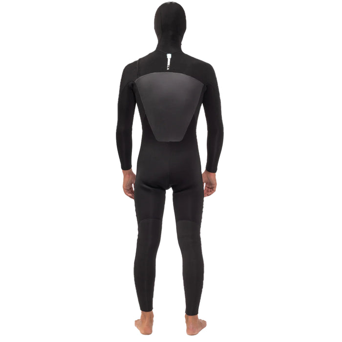 Vissla 7 Seas 5/4/3 Chest Zip Hooded Wetsuit Black