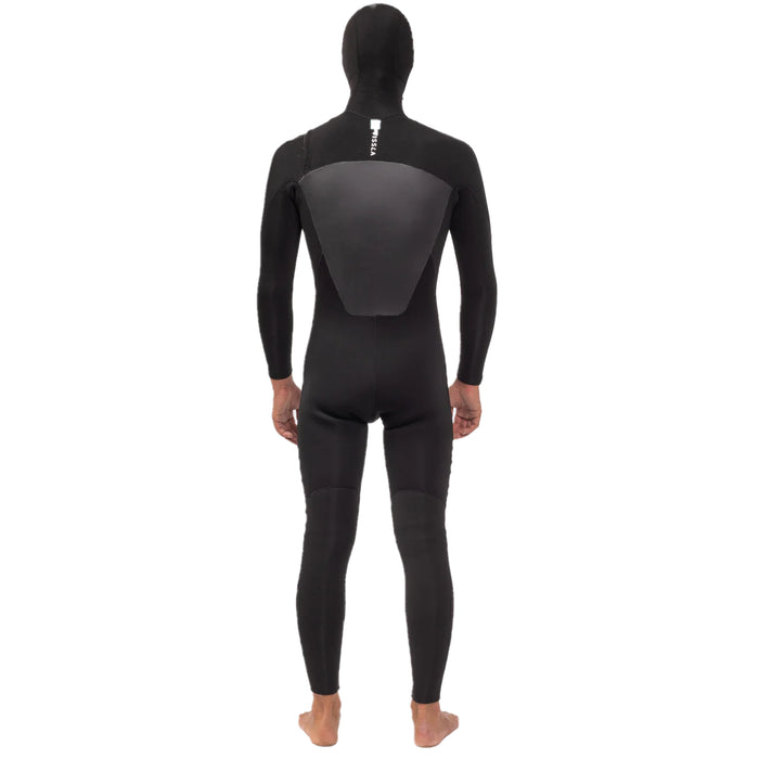 Vissla 7 Seas 4/3 Chest Zip Hooded Wetsuit Black