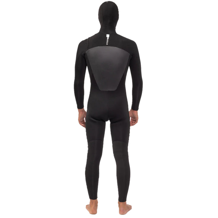 Vissla 7 Seas 4/3 Chest Zip Hooded Wetsuit Black
