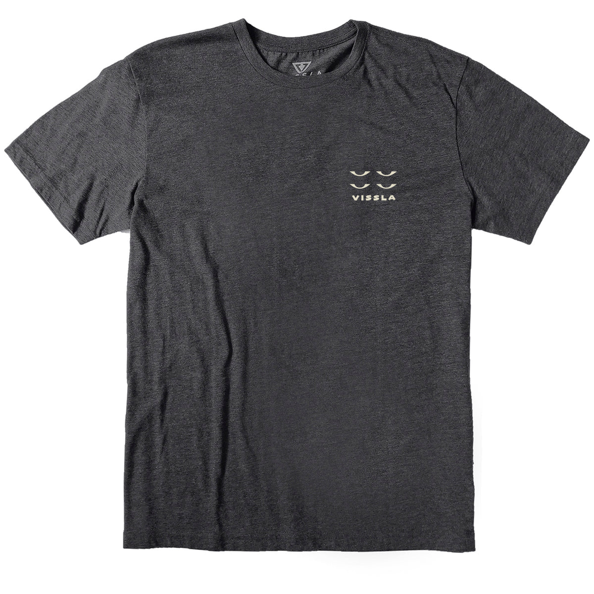 Vissla Four Eyes Heather Tee - Men's Black Heather