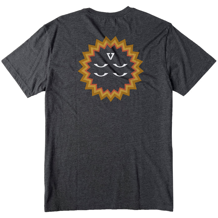 Vissla Four Eyes Heather Tee - Men's Black Heather