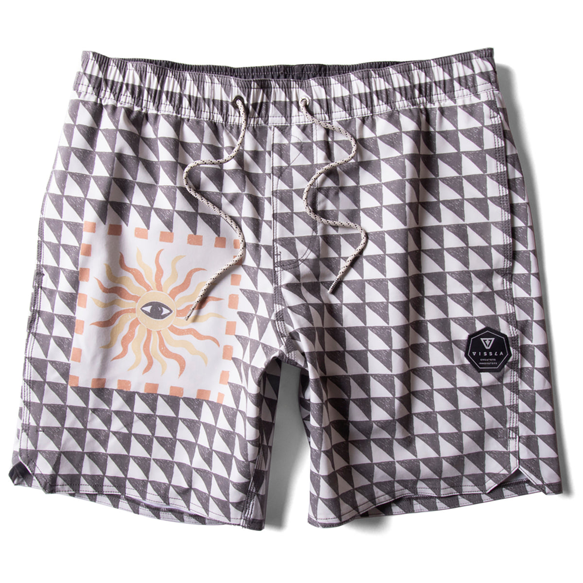 Vissla Twisted Minds 16.5" Ecolastic Boardshorts - Men's Phantom