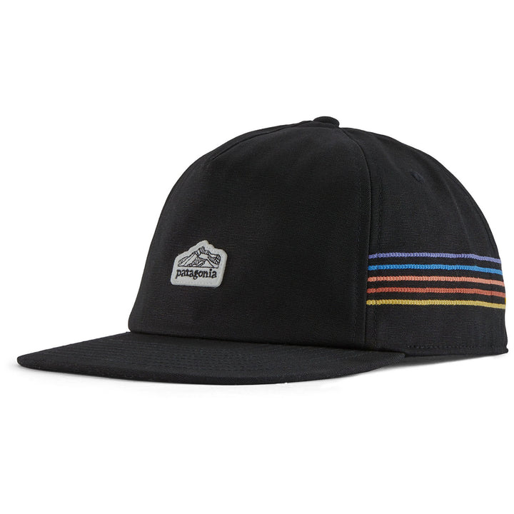 Patagonia Line Logo Ridge Stripe Funfarer Cap Black